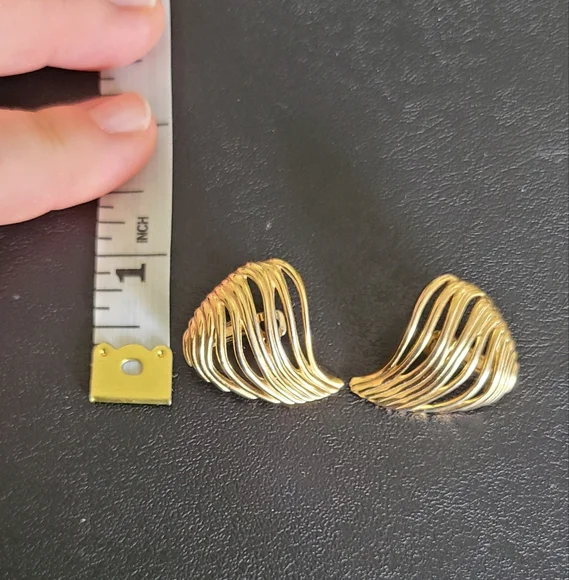 Vintage Givenchy Leverback Earrings - Picture 7 of 8